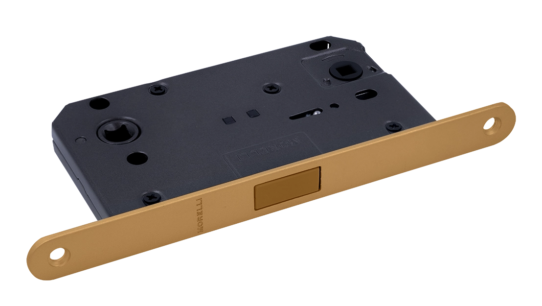 Защелка межкомнатная M1895 FTG магнитная, сантехническая, цвет матовое итальянское золото фото купить Курск