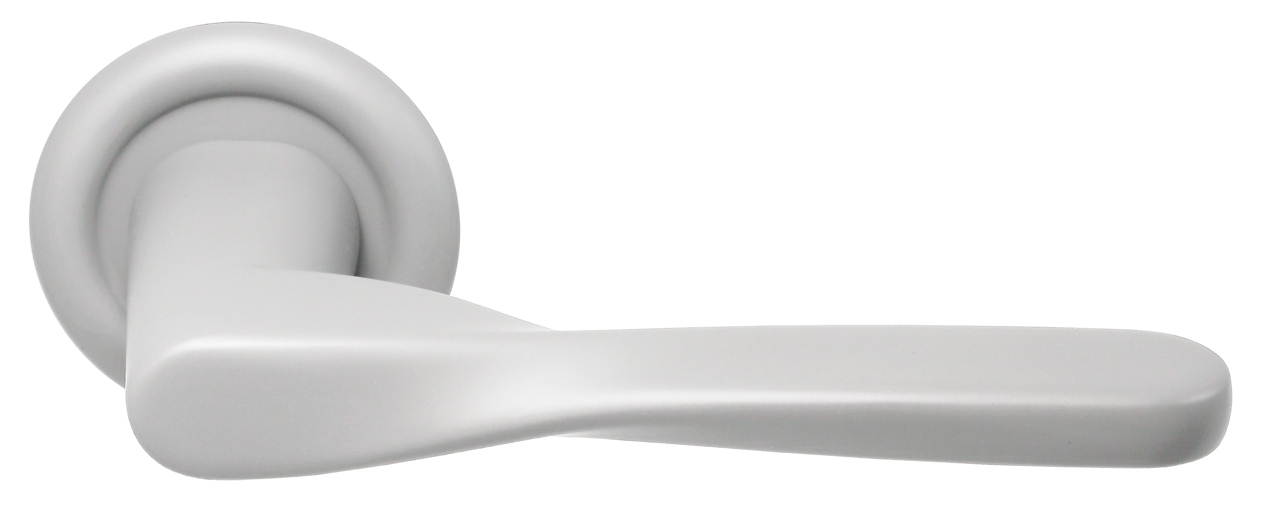 Ручка дверная THE OLYMPICS R7 SSW на круглой розетке, цвет Стокгольмский снегопад/Stockholm Snowfall фото купить Курск