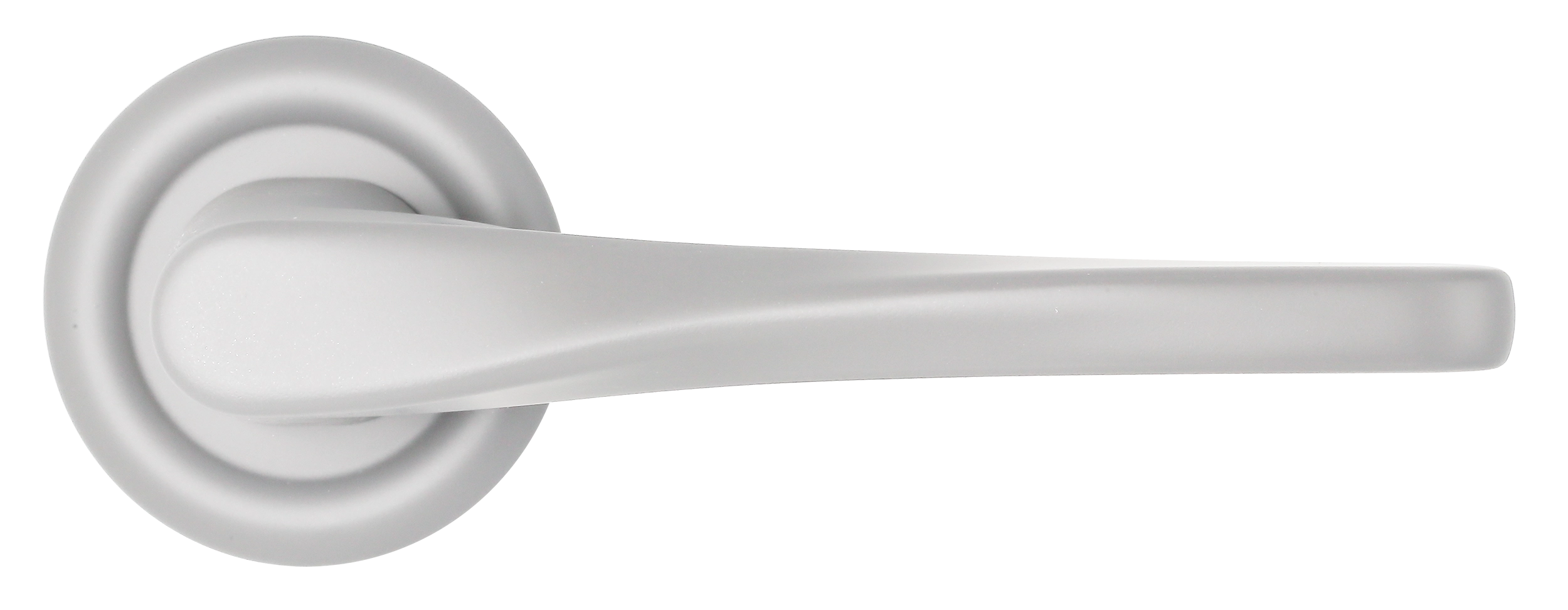 Ручка дверная THE OLYMPICS R7 SSW на круглой розетке, цвет Стокгольмский снегопад/Stockholm Snowfall фото купить в Курске