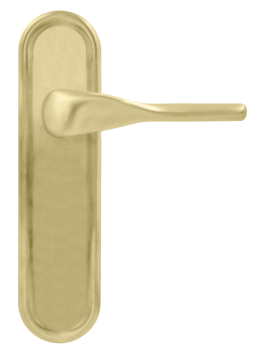 Ручка дверная LVB PLR AH на планке, цвет Осенний мёд/Autumn Honey фото купить в Курске