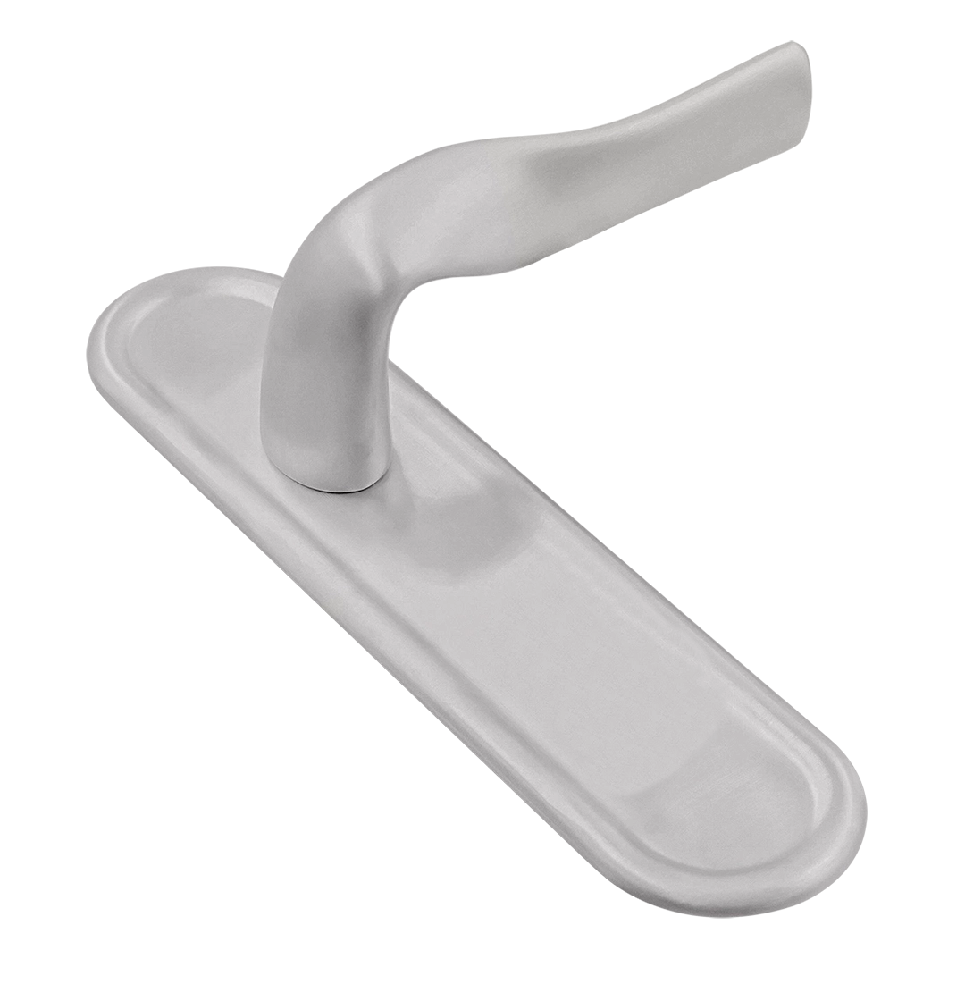 Ручка дверная LVB PLR SSW на планке, цвет Стокгольмский снегопад/Stockholm Snowfall фото купить Курск