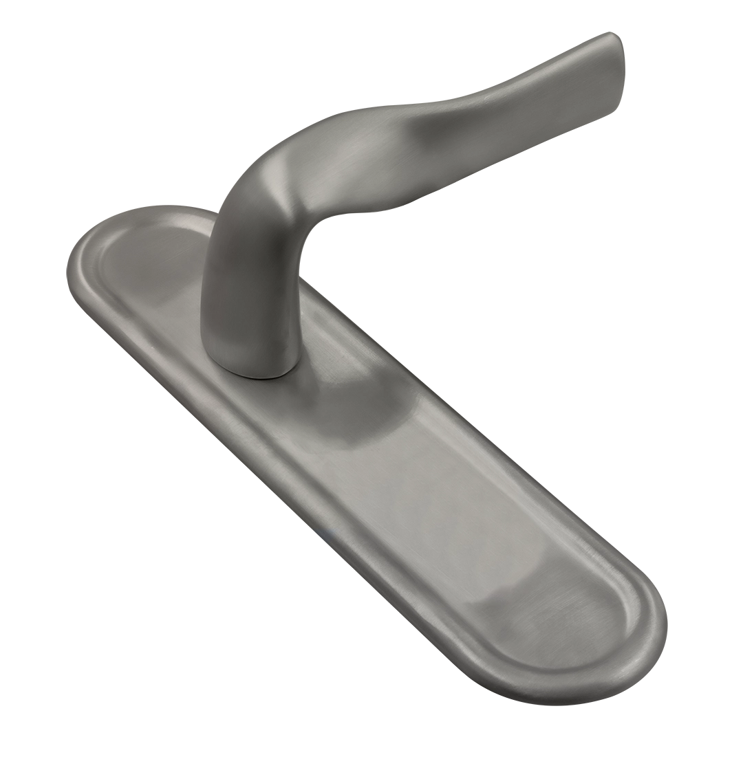 Ручка дверная LVB PLR WF на планке, цвет Зимняя стужа/Winter Frost фото купить Курск