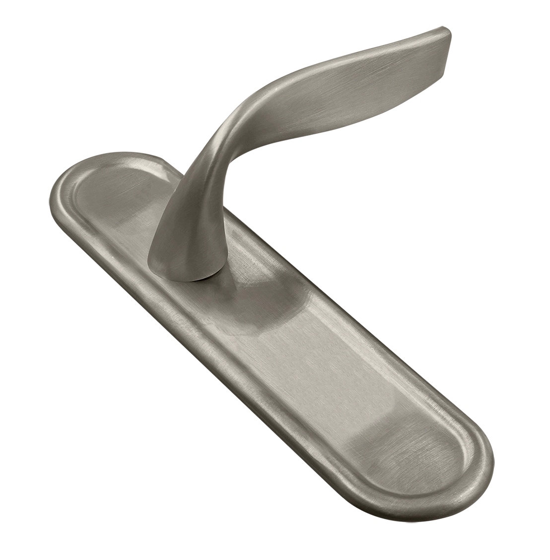 Ручка дверная SKYSCRAPER PLR SMI на планке, цвет Весенняя дымка/Spring Mist фото купить Курск