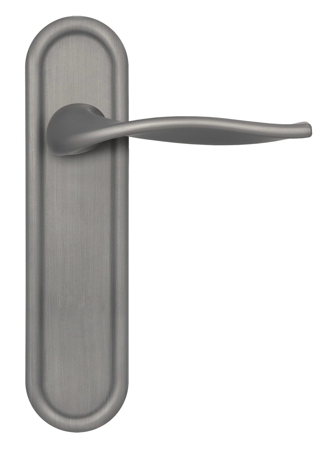 Ручка дверная SKYSCRAPER PLR WF на планке, цвет Зимняя стужа/Winter Frost фото купить в Курске