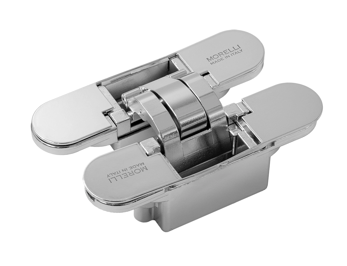 Петля скрытая HH-20 PC, врезная с 3D-регулировкой, вес полотна до 60 кг цвет хром фото купить Курск