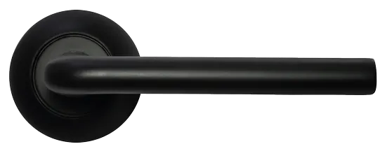 КОЛОННА, ручка дверная MH-03 BL, цвет - черный фото купить в Курске