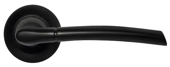 ПИЗА, ручка дверная MH-06 BL, цвет - черный фото купить в Курске