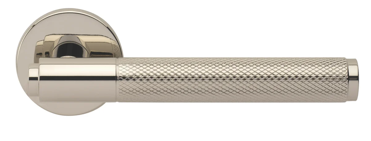 BRIDGE R6 NIS, ручка дверная с усиленной розеткой, цвет -  матовый никель фото купить Курск