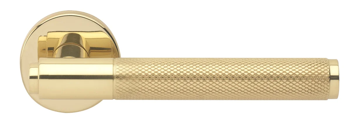 BRIDGE R6 OTL, ручка дверная с усиленной розеткой, цвет -  золото фото купить Курск