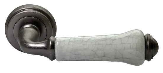 UMBERTO, ручка дверная MH-41-CLASSIC OMS/GR, цвет - старое мат.серебро/серый фото купить Курск