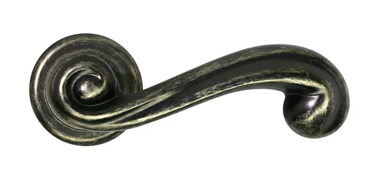 PLAZA, ручка дверная CC-1 FEA, цвет - состаренное серебро фото купить в Курске