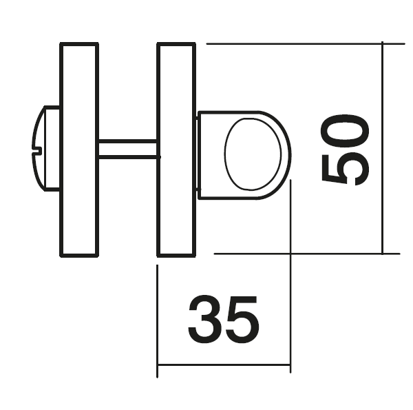 LUX-WC-R3 OBR, завертка сантехническая, цвет - кофе фото купить в Курске