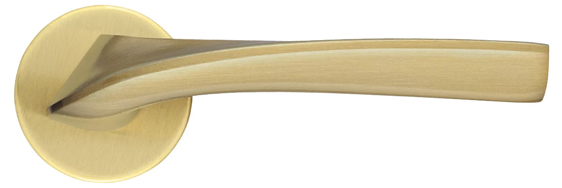 COMETA R5 OSA,  ручка дверная, цвет -  матовое золото фото купить в Курске