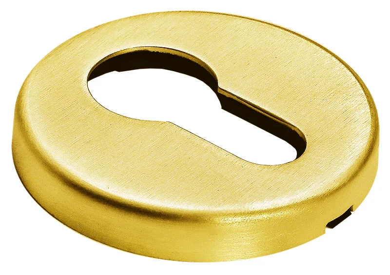 LUX-KH-R5 OSA, накладка на евроцилиндр, цвет - матовое золото фото купить Курск