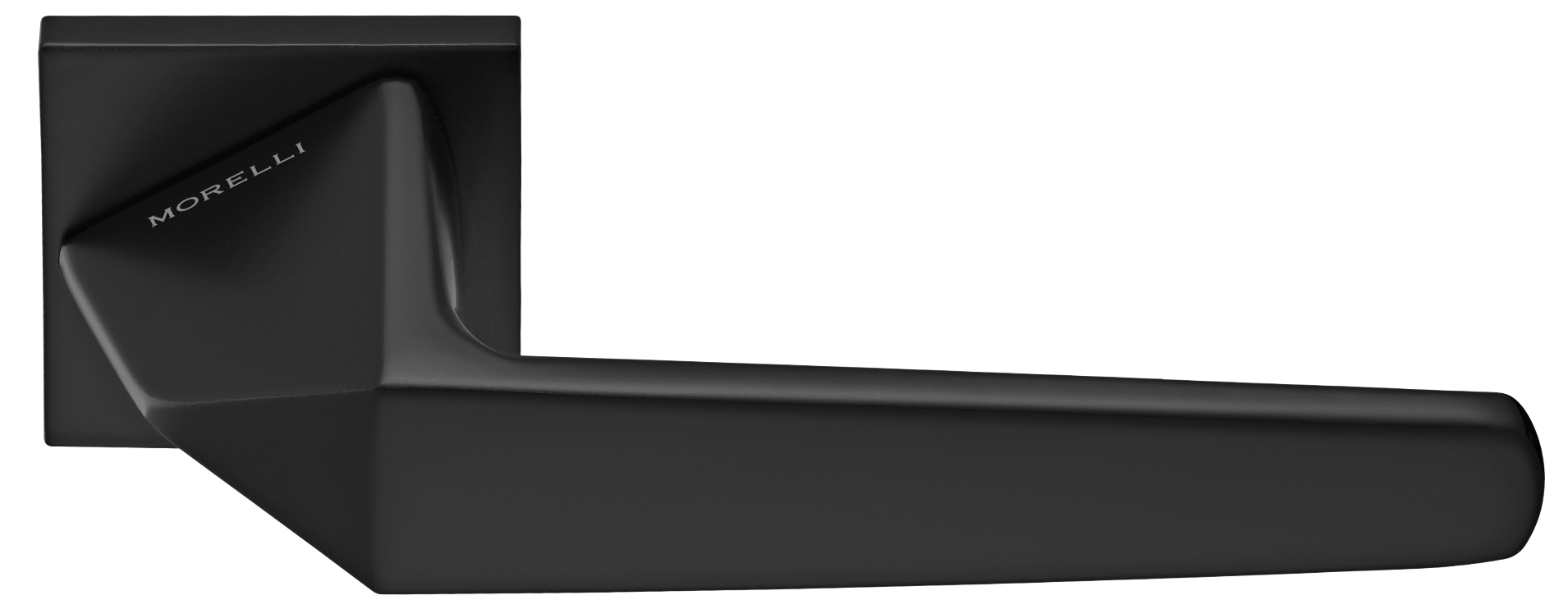 SOUK ручка дверная на квадратной розетке 6 мм, MH-55-S6 BL, цвет - черный фото купить Курск