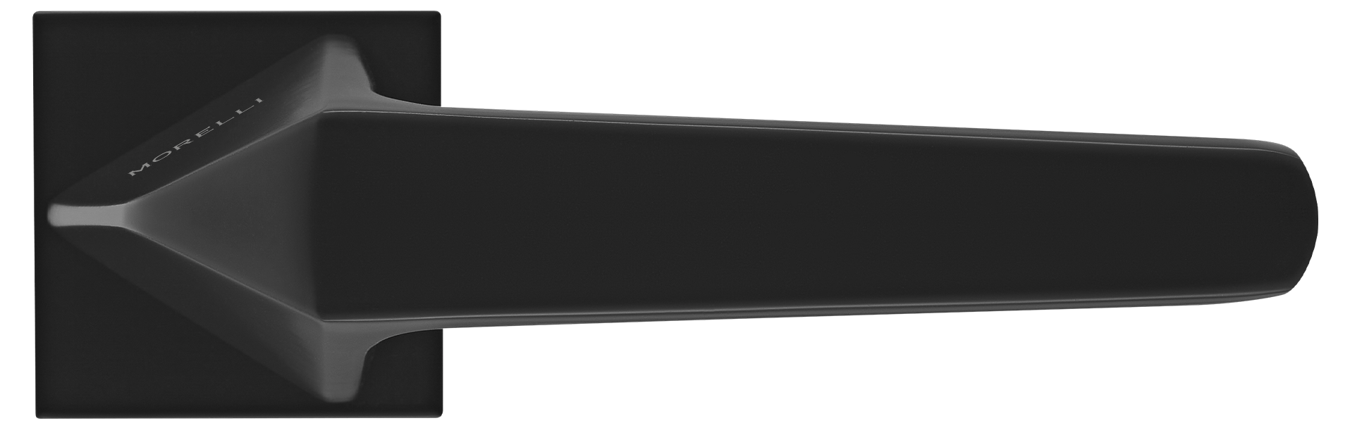 SOUK ручка дверная на квадратной розетке 6 мм, MH-55-S6 BL, цвет - черный фото купить в Курске