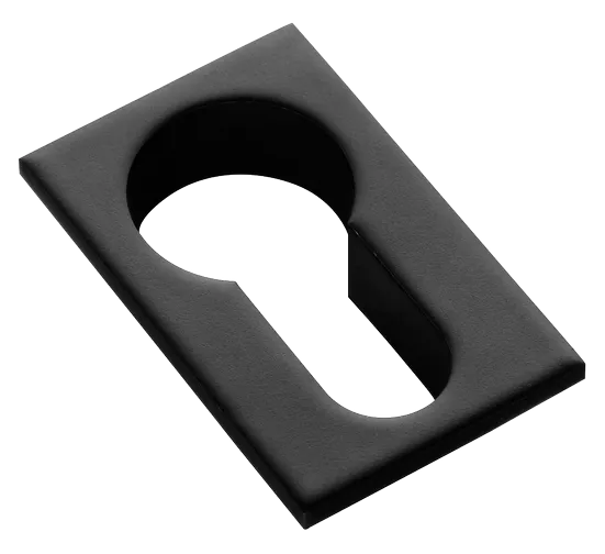 LUX-KH-SM NERO, накладка на евроцилиндр, цвет - черный фото купить Курск