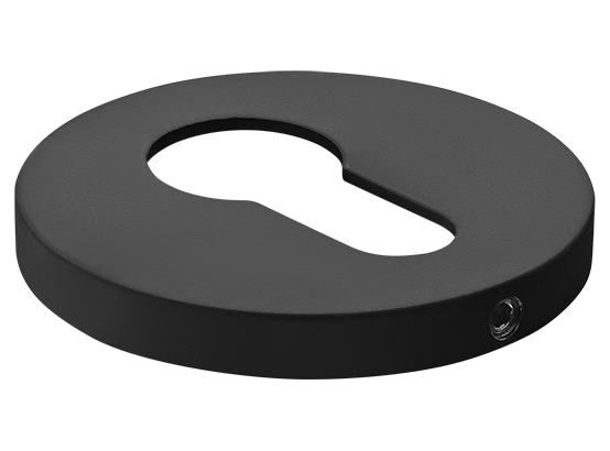 Накладка на ключевой цилиндр, на круглой розетке 6 мм, MH-KH-R6 BL, цвет - чёрный фото купить Курск