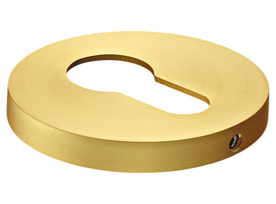 Накладка на ключевой цилиндр, на круглой розетке 6 мм, MH-KH-R6 MSG,  цвет - мат. сатинированное золото фото купить Курск