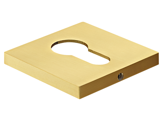 Накладка на ключевой цилиндр, на квадратной розетке 6 мм, MH-KH-S6 MSG, цвет - мат. сатинированное золото фото купить Курск