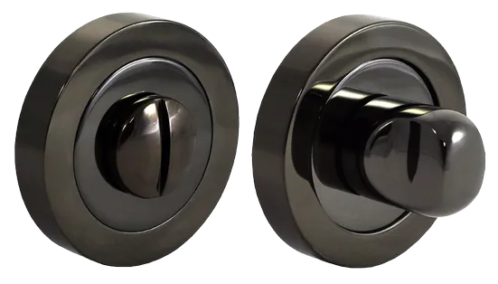 LUX-WC-R2 NIN, завертка сантехническая, цвет - черный никель фото купить Курск