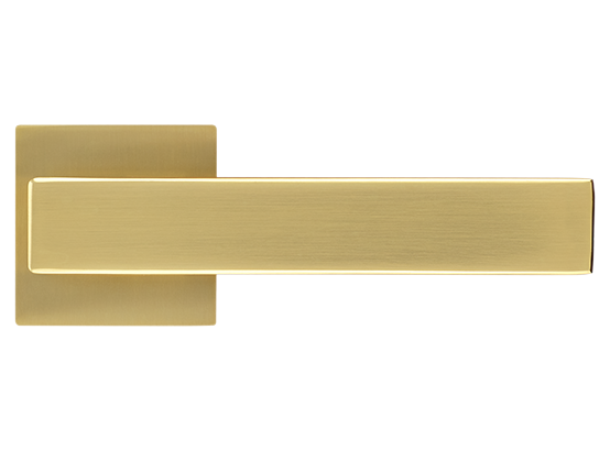 LOT ручка дверная на квадратной розетке 6 мм MH-56-S6 MSG, цвет - мат.сатинированное золото фото купить в Курске